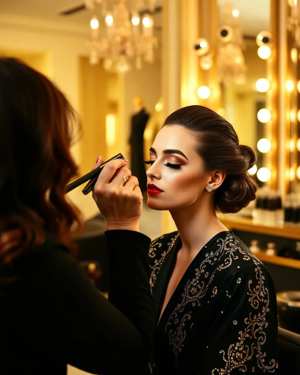 Trabalho de Maquiagem no Urban Beauty Lounge Aje